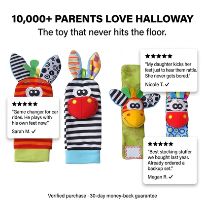 Halloway™ Baby Rattle Set