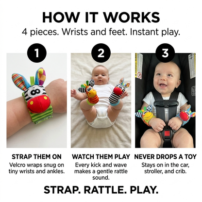 Halloway™ Baby Rattle Set