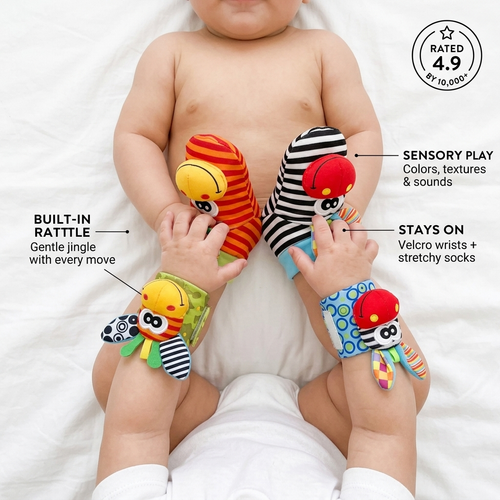 Halloway™ Baby Rattle Set